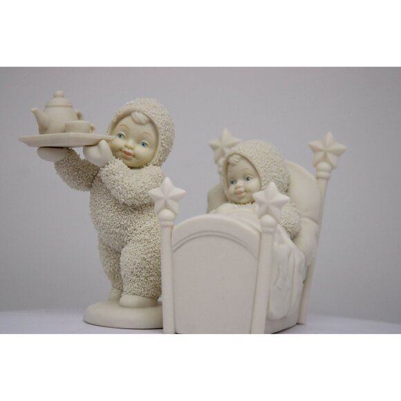 Dept 56 Snowbabies - Breakfast in Bed - Picture 1 of 7
